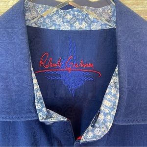 Robert Graham Shirt with Flip Cuff Print